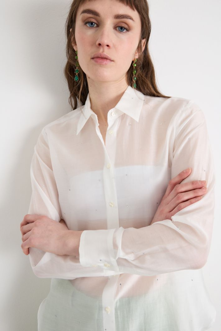 Blusa con strass Intrend - 3