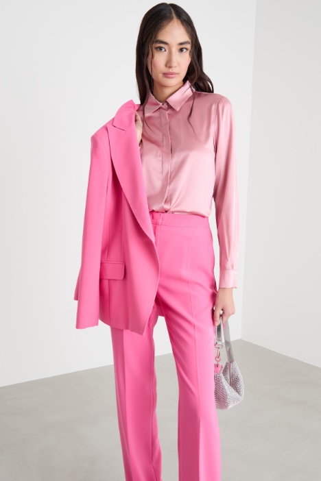 Concealed button blouse Intrend