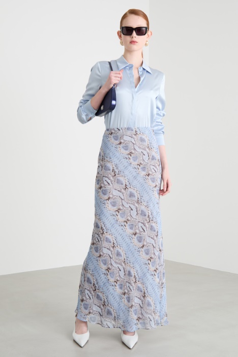 Concealed button blouse Intrend