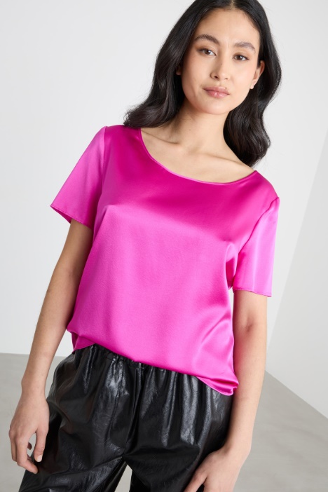 Satin top Intrend