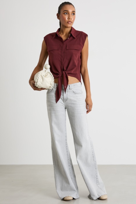 Knot-detail shirt Intrend