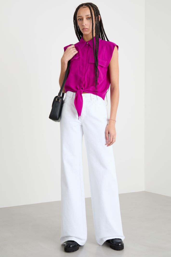 Knot-detail shirt Intrend