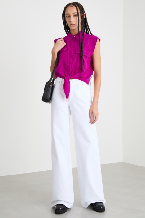 Knot-detail shirt Intrend