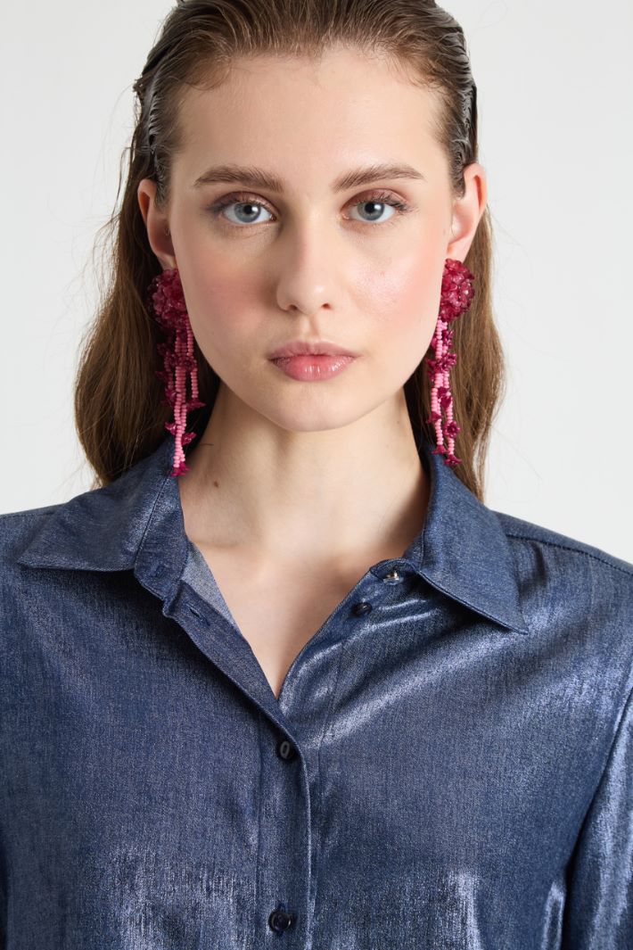 Metallic-finish blouse Intrend - 3