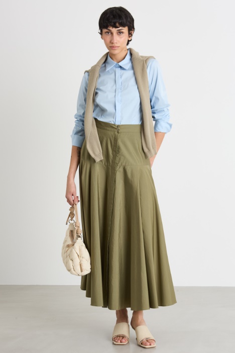 Slim-fit poplin shirt Intrend