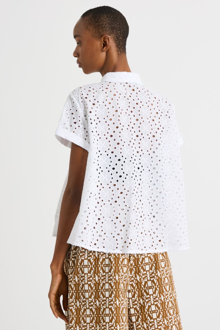 Broderie anglaise shirt Intrend - 4