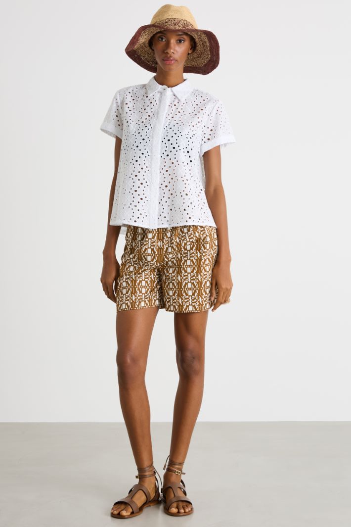 Broderie anglaise shirt Intrend