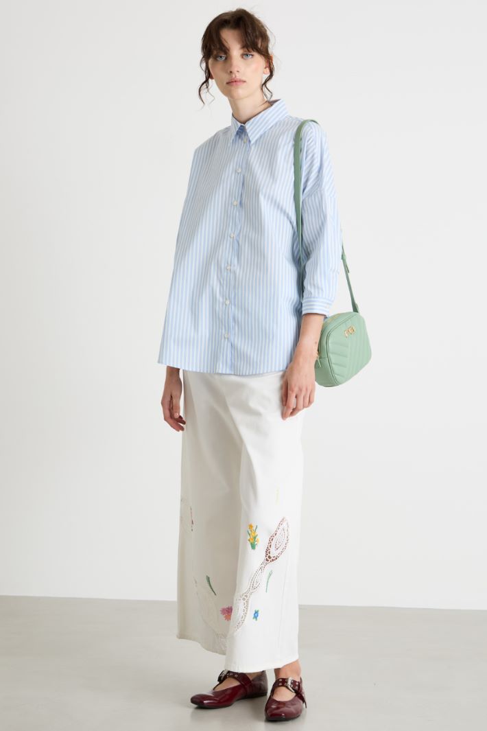 Loose-fit printed shirt Intrend