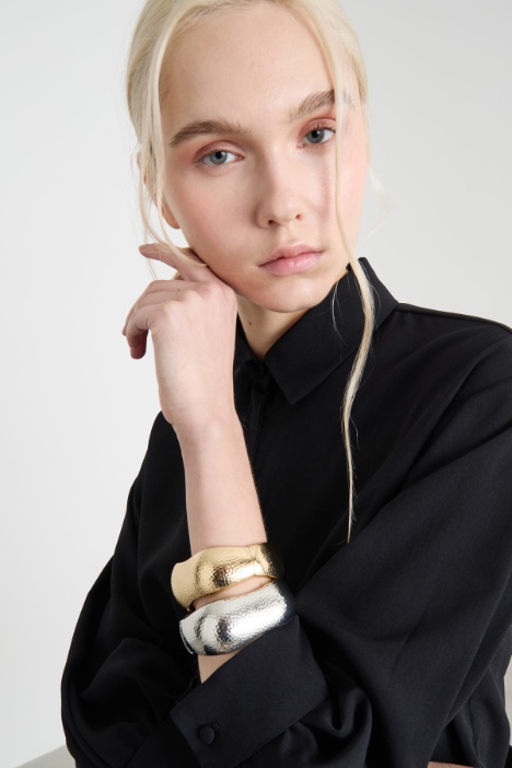 Blusa in crepe de chine