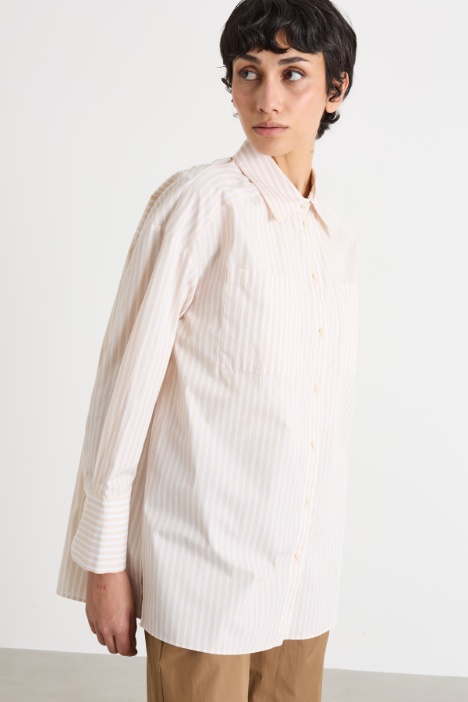 Oversized poplin shirt Intrend