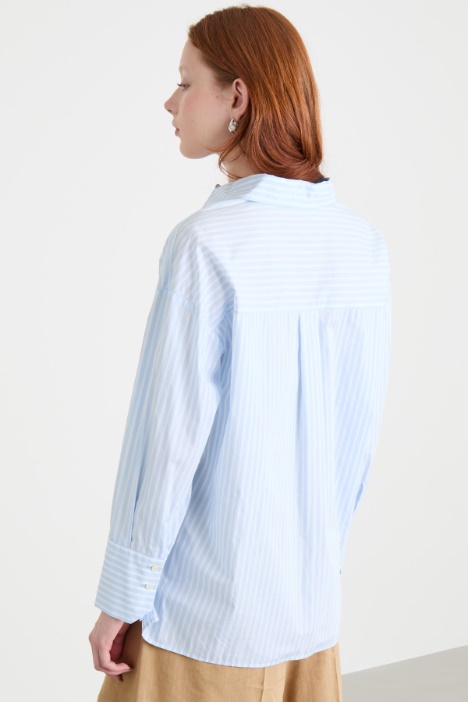 Camisa oversize de popelina