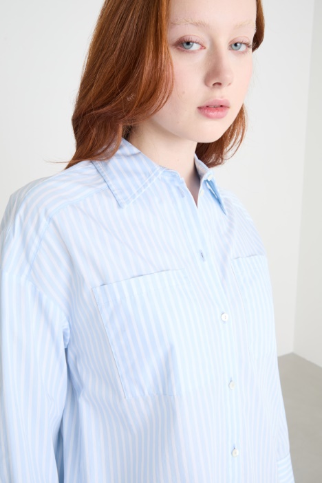 Camisa oversize de popelina