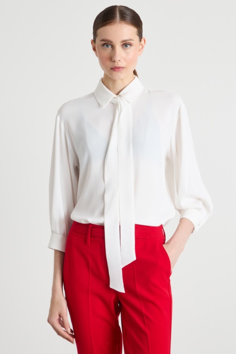 Crepe de chine blouse Intrend