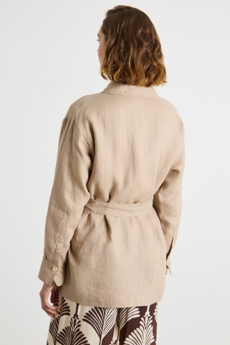 Camisa oversize con bolsillos