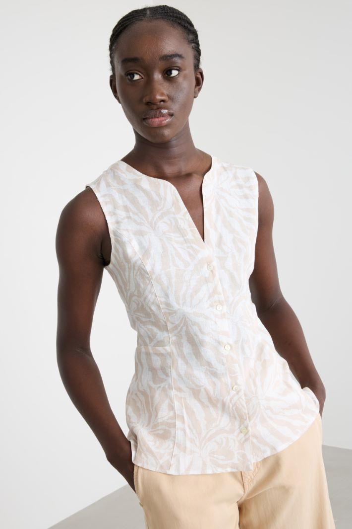 Blusa in tela Intrend - 3