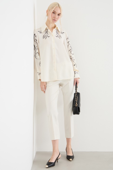 Blusa in raso stampato Intrend