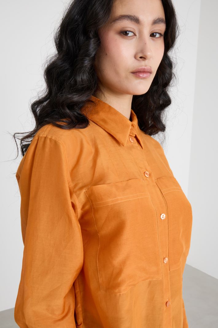 Camicia con maxi tasche Intrend - 3