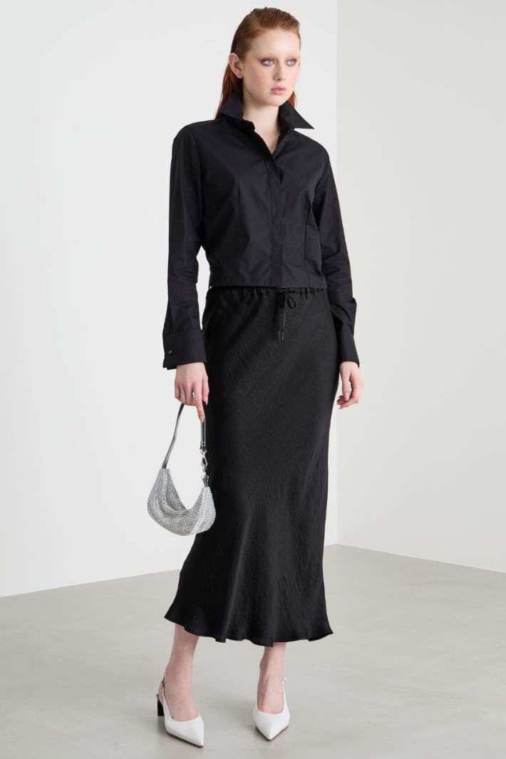 Boxy-fit poplin shirt Intrend