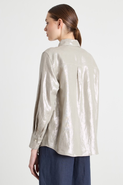 Blusa laminada