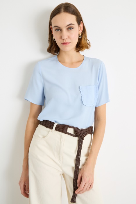 Crepe de chine blouse Intrend