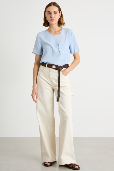 Crepe de chine blouse Intrend