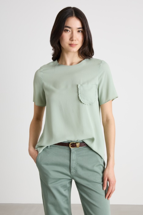 Crepe de chine blouse Intrend