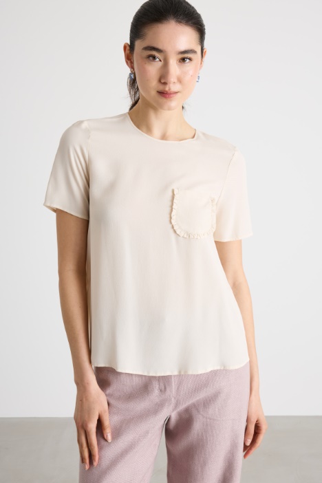 Crepe de chine blouse Intrend