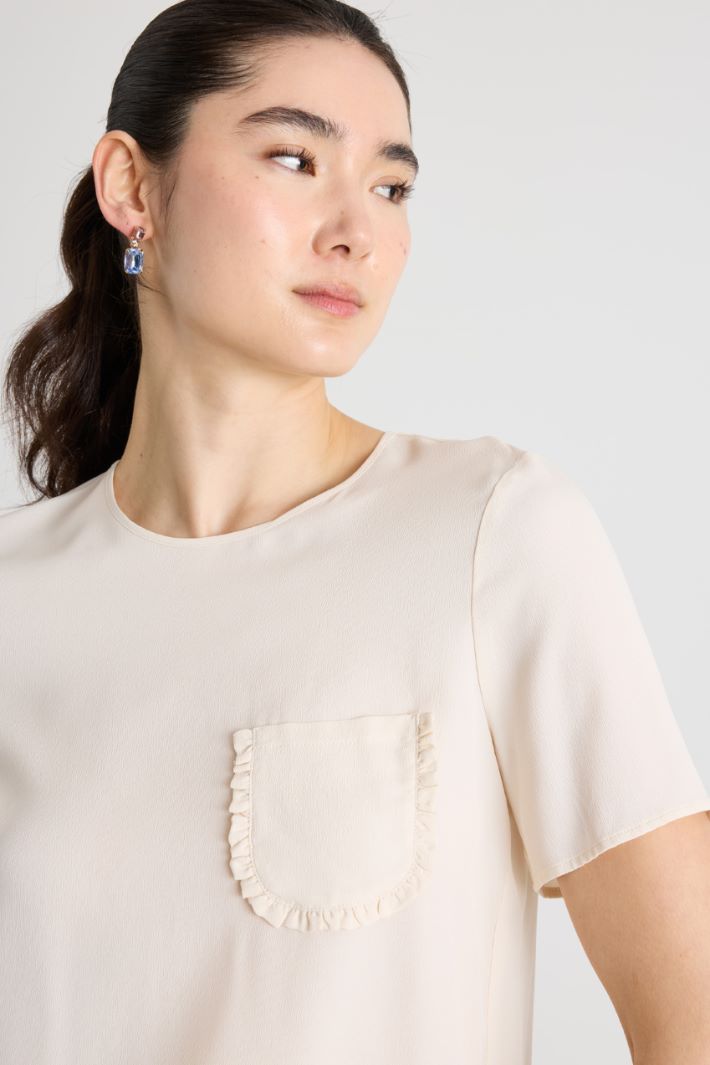 Crepe de chine blouse Intrend - 3