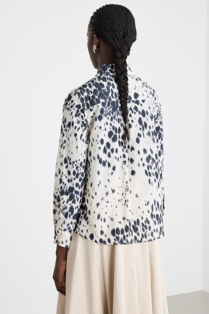 
Blusa in mussola stampata Intrend - 4