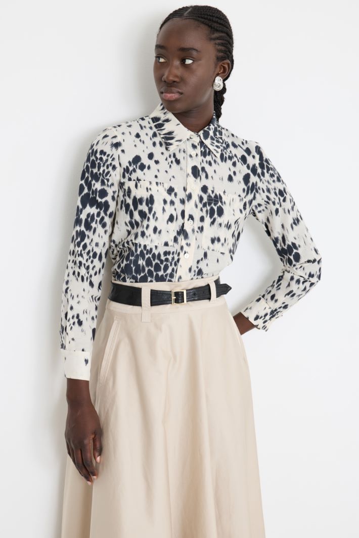 
Blusa in mussola stampata Intrend - 2