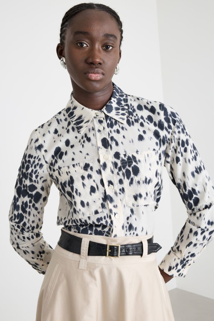 
Blusa in mussola stampata Intrend - 3