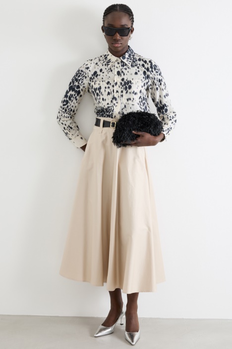 
Blusa in mussola stampata Intrend