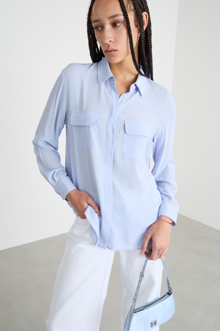 Crepe de chine blouse Intrend - 2
