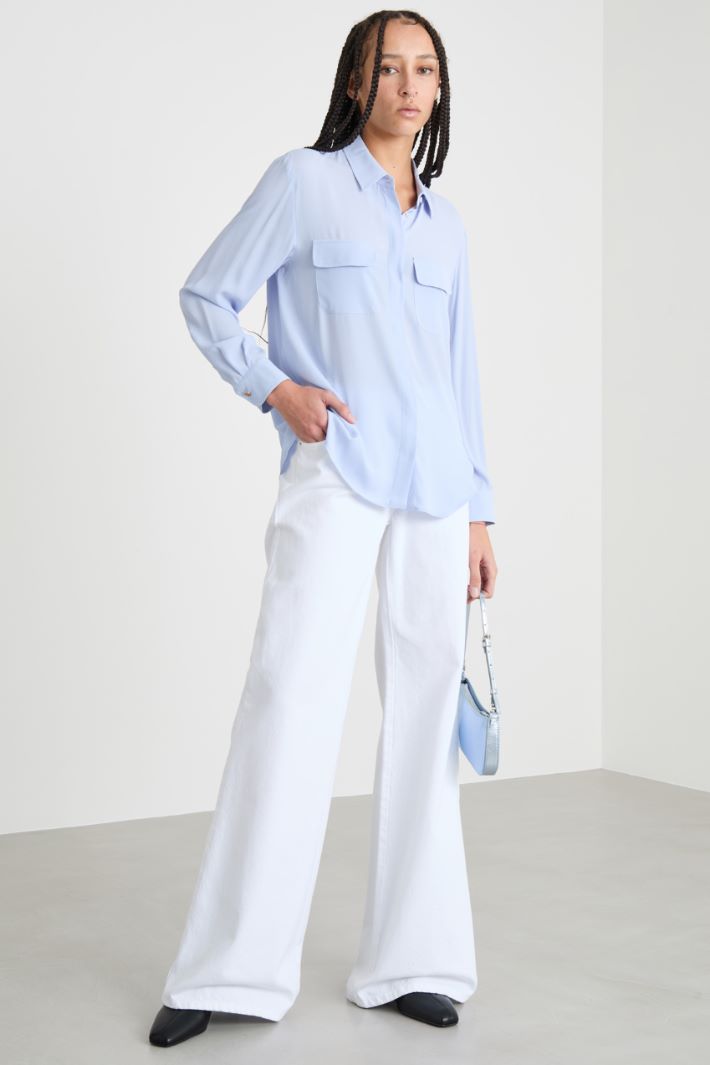 Crepe de chine blouse Intrend