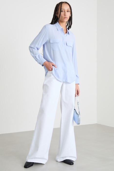 Crepe de chine blouse Intrend