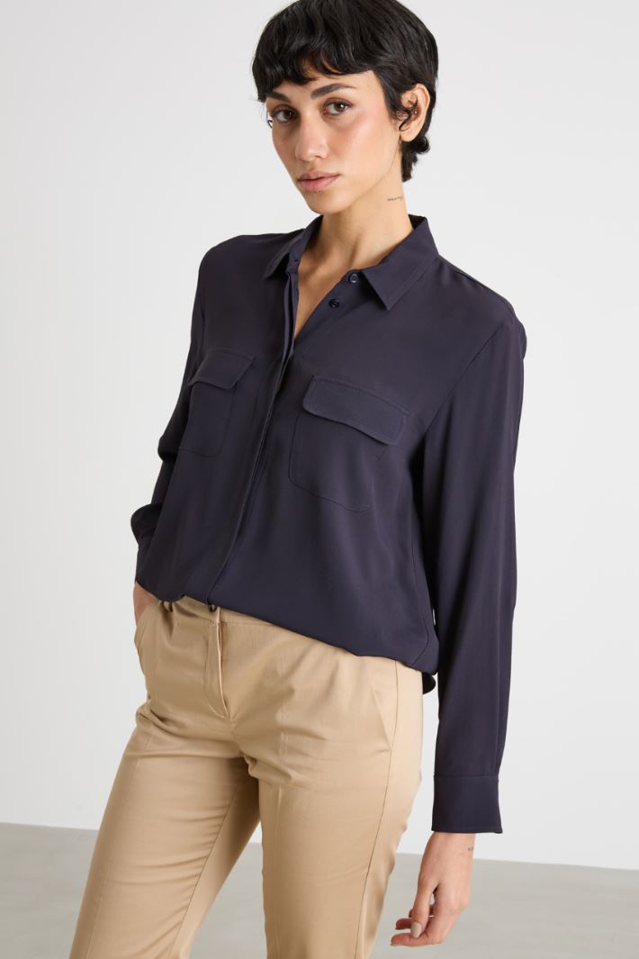 Crepe de chine blouse Intrend - 2