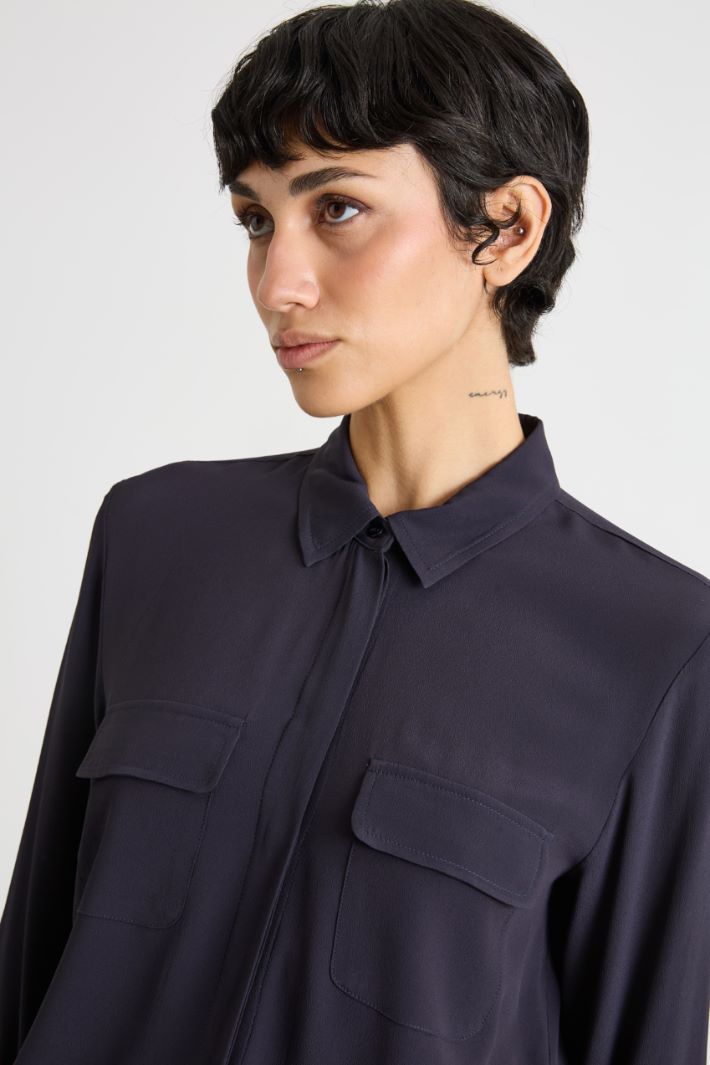 Crepe de chine blouse Intrend - 3