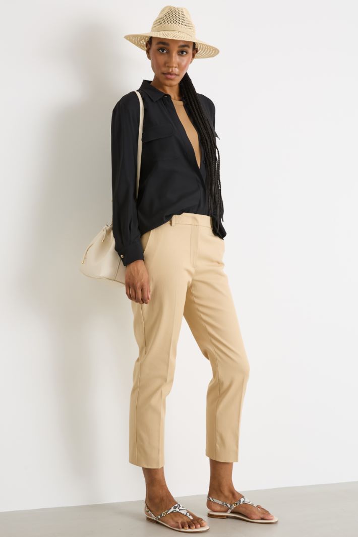 Crepe de chine blouse Intrend