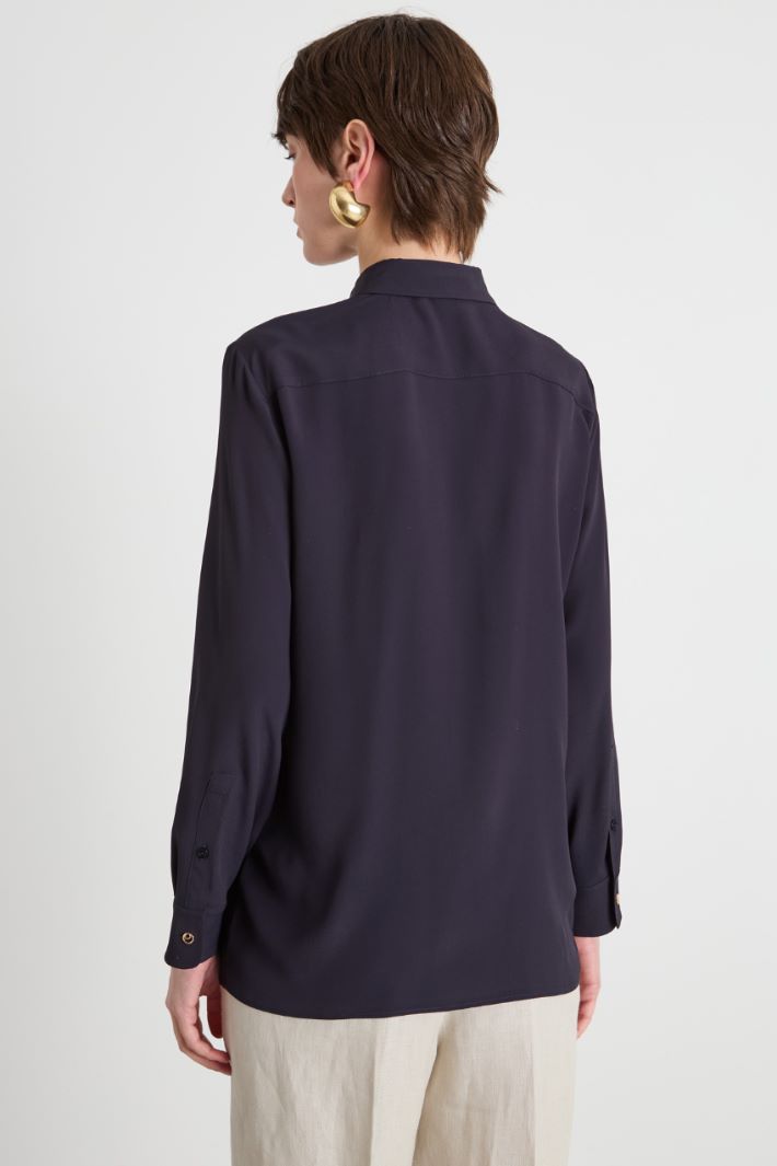 Floral appliqué blouse Intrend - 4