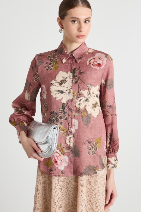 Printed satin blouse Intrend
