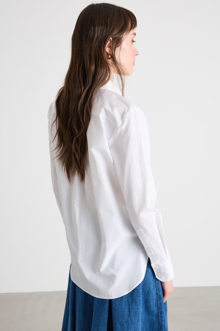 Camicia con taschino ricamato Intrend - 4