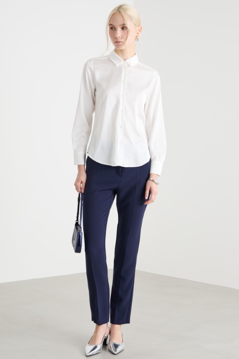 Lightweight stretch satin blouse Intrend