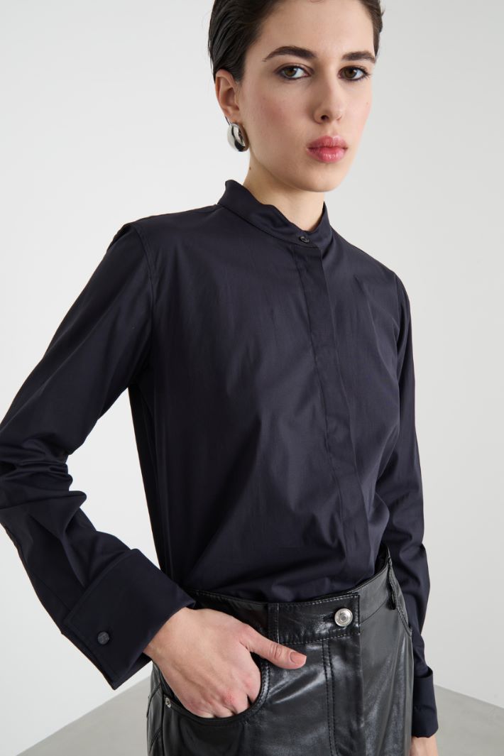 Mandarin collar tunic Intrend - 3