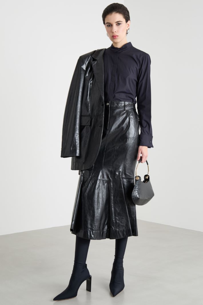 Mandarin collar tunic Intrend