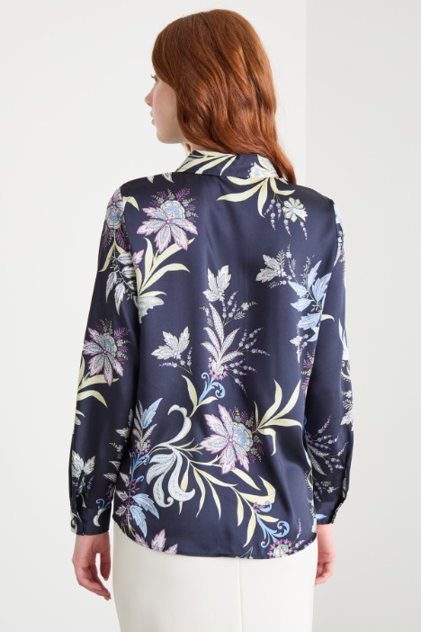 Blusa de twill estampado