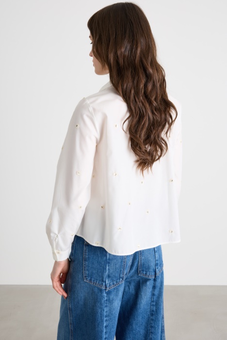 Camicia con paillettes