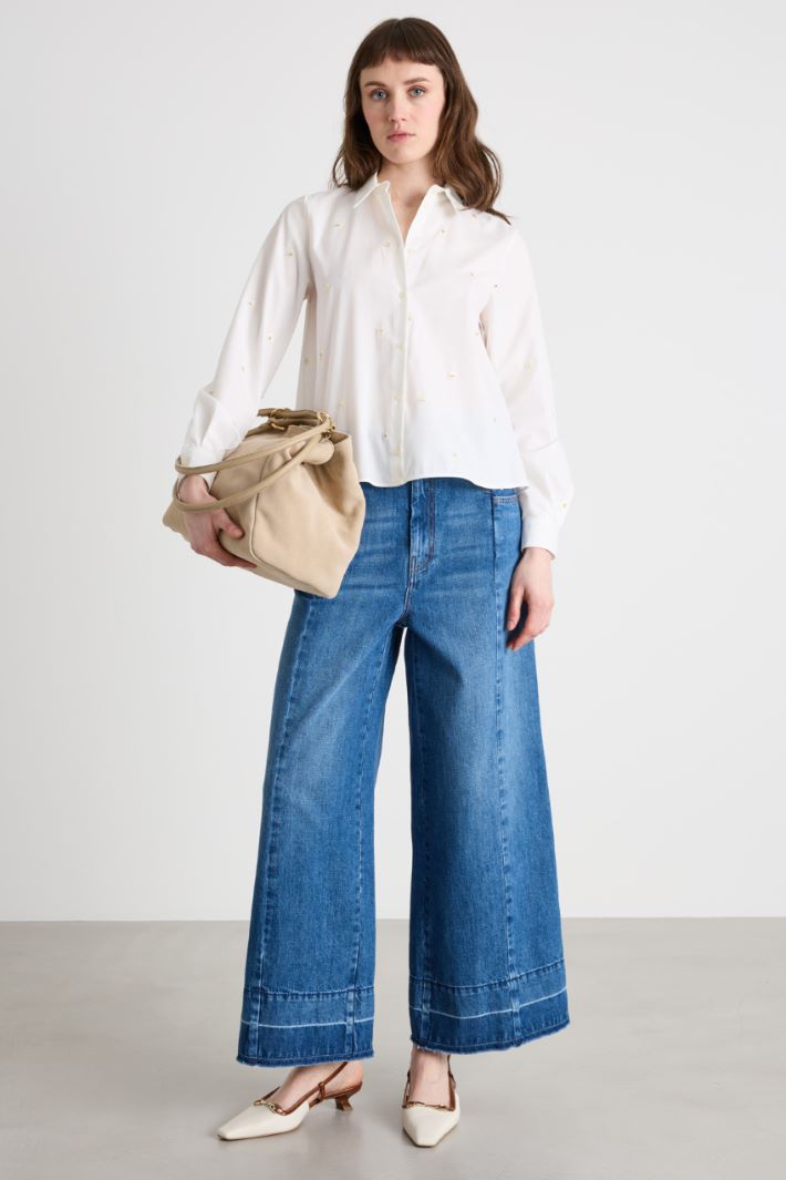 Camicia con paillettes Intrend