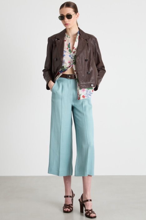 Printed muslin blouse Intrend