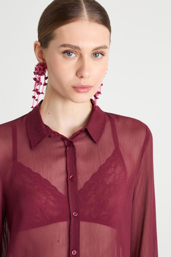 Blusa in crepe Intrend - 3