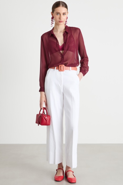 Blusa in crepe Intrend